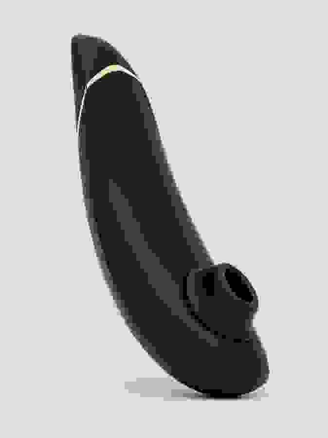 Womanizer Premium 2 Rechargeable Smart Silence Clitoral Suction Stimulator, Black, hi-res